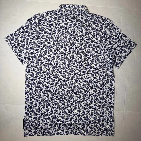 RLX Ralph Lauren Navy Floral Button Down Shirt - Picture 3 of 4